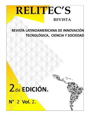 Revista Latinoamericana de Innovación Tecnológica, Ciencia y Sociedad - RELITEC'S 2016